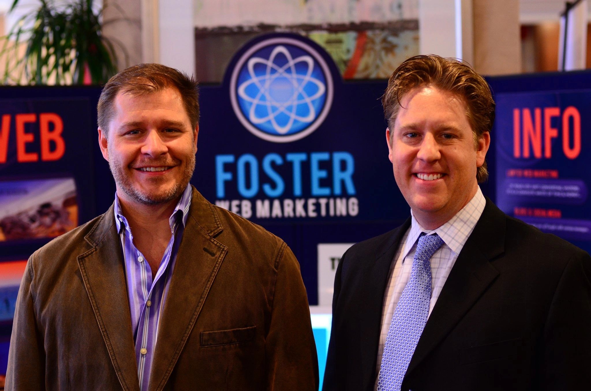 Chad Foster branded photo with Tom