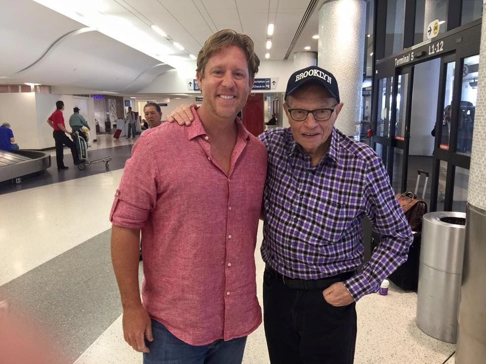 Chad Foster with Larry King