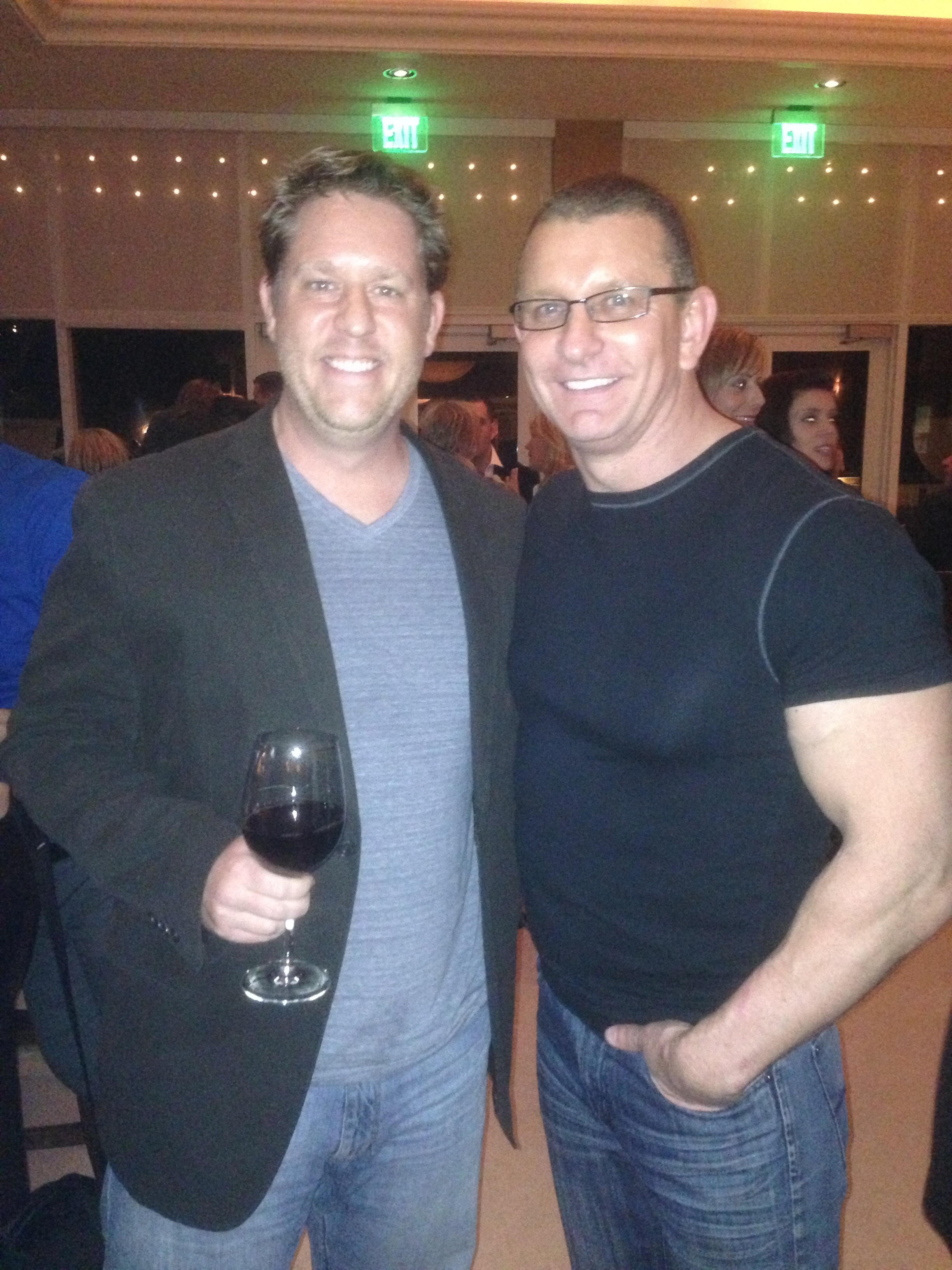 Chad Foster with Robert Irvine