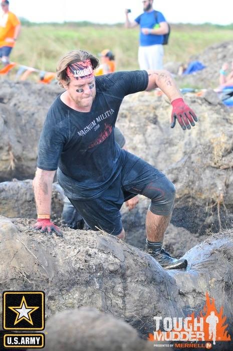 Chad Foster competing in Tough Mudder